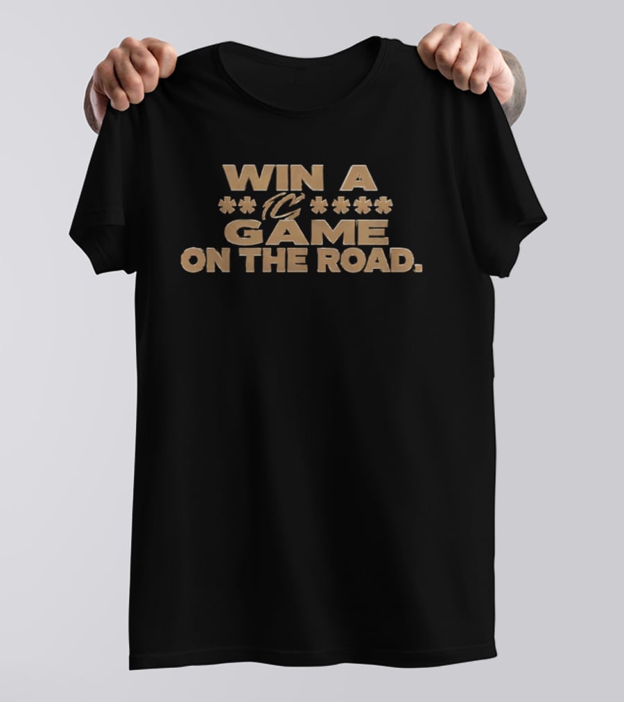 Cleveland Cavaliers Win A Game On The Road Stars T-Shirt