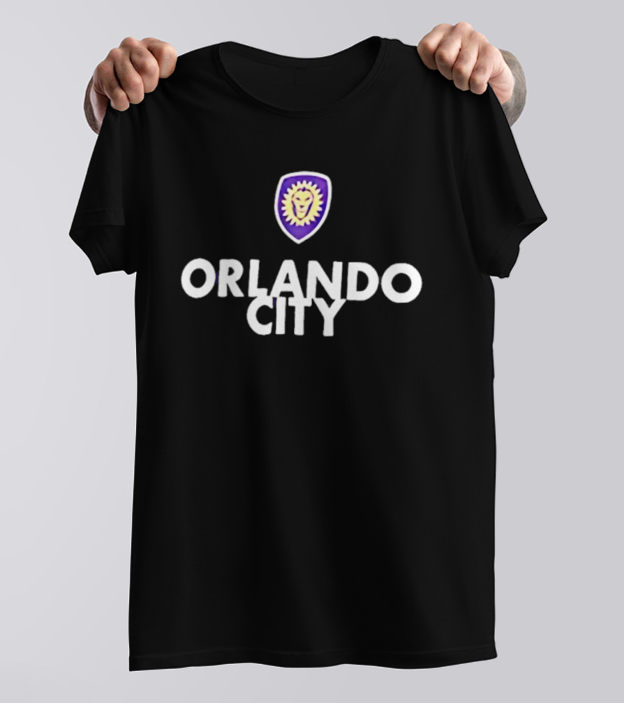 Orlando City SC Soccer Club Logo Lion T-Shirt
