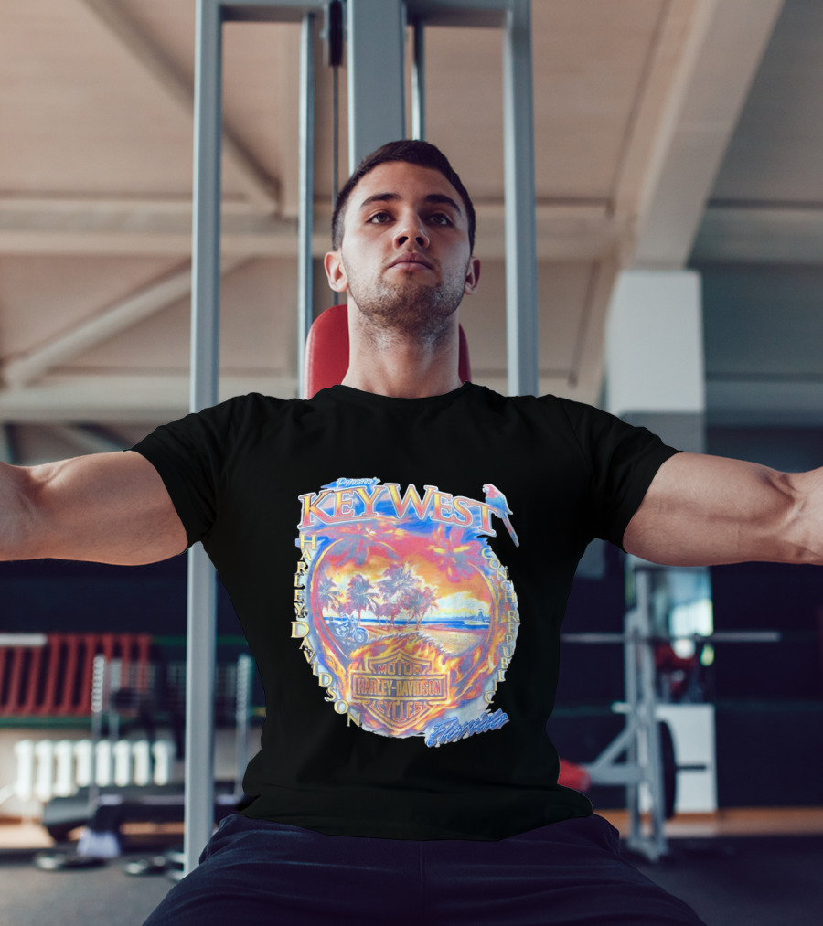 Peterson Key West Harley Davidson Conch Republic Motorcycles Florida T-Shirt