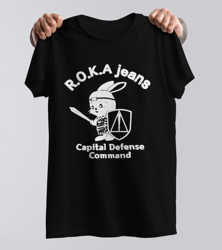 ROKA Jeans Capital Defense Command Bunny Warrior Shield T-Shirt