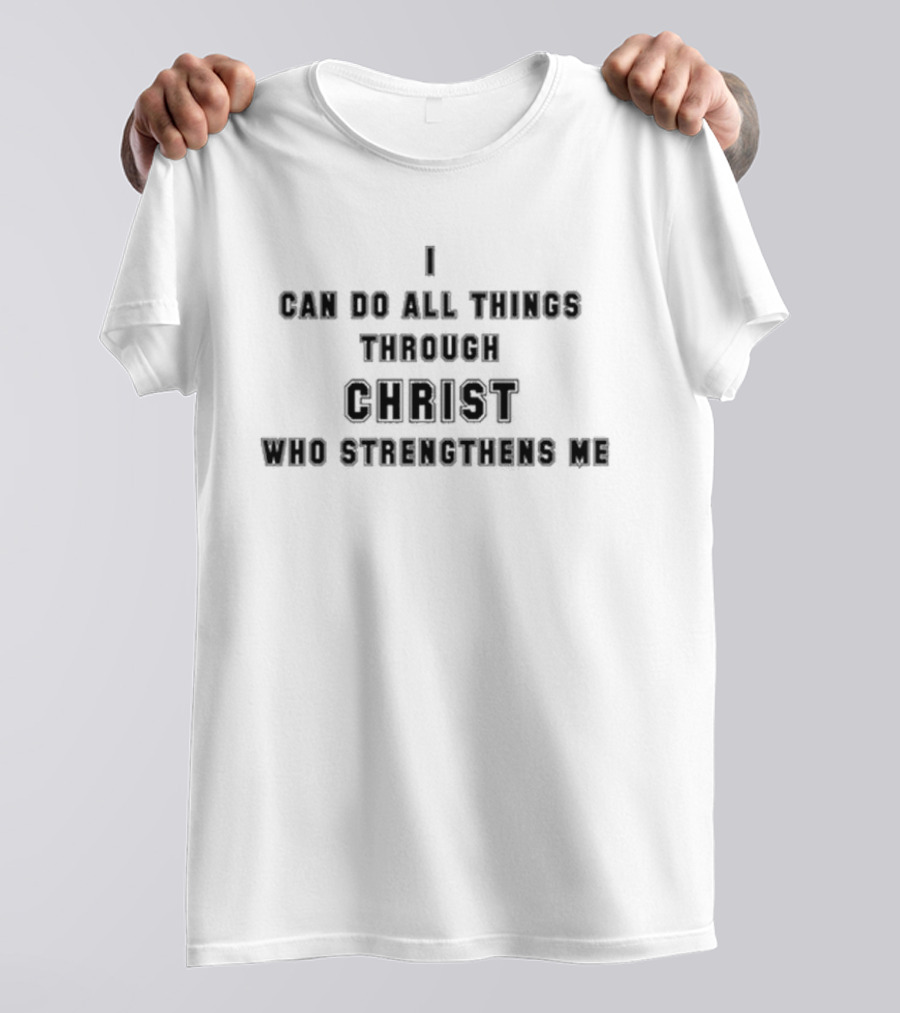 I Can Do All Things Through Christ Who Strengthens Me Angelo Gabriel T-Shirt