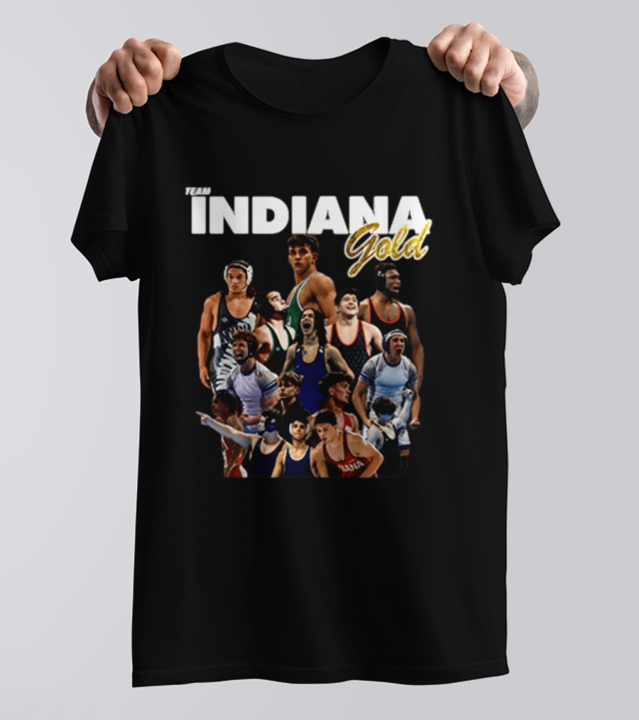 Team Indiana Gold Wrestling Junior Duals 2026 T-Shirt