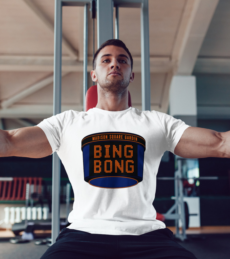Bing Bong Madison Square Garden New York Knicks Basketball Phrase T-Shirt