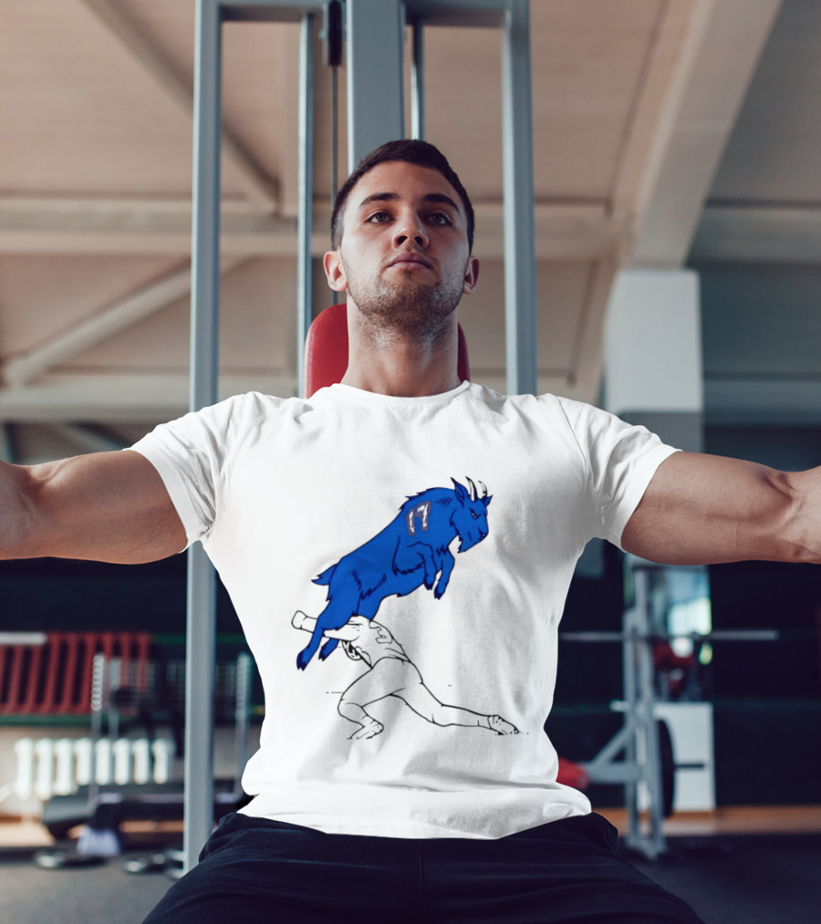 Buffalo Bills Jumping Goat Football T-Shirt