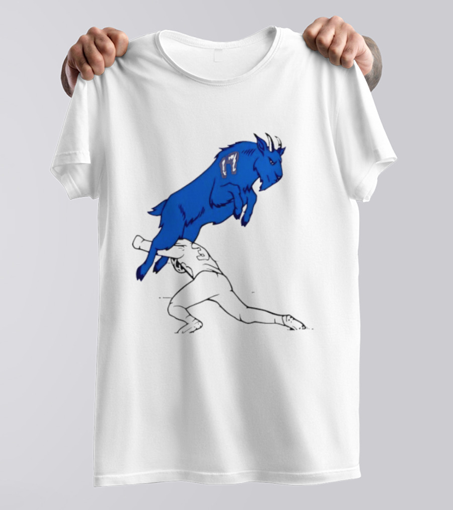 Buffalo Bills Jumping Goat Football T-Shirt