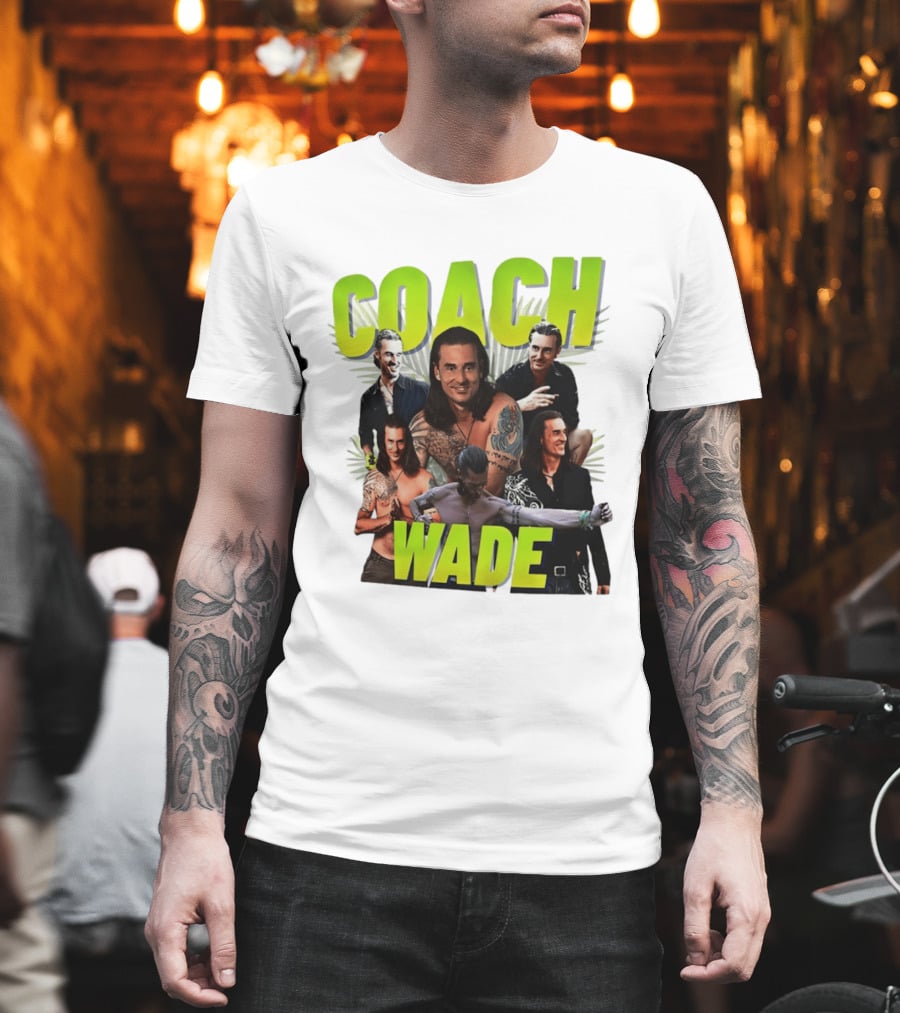 Coach Wade Survivor Tattooed Icon Collage T-Shirt