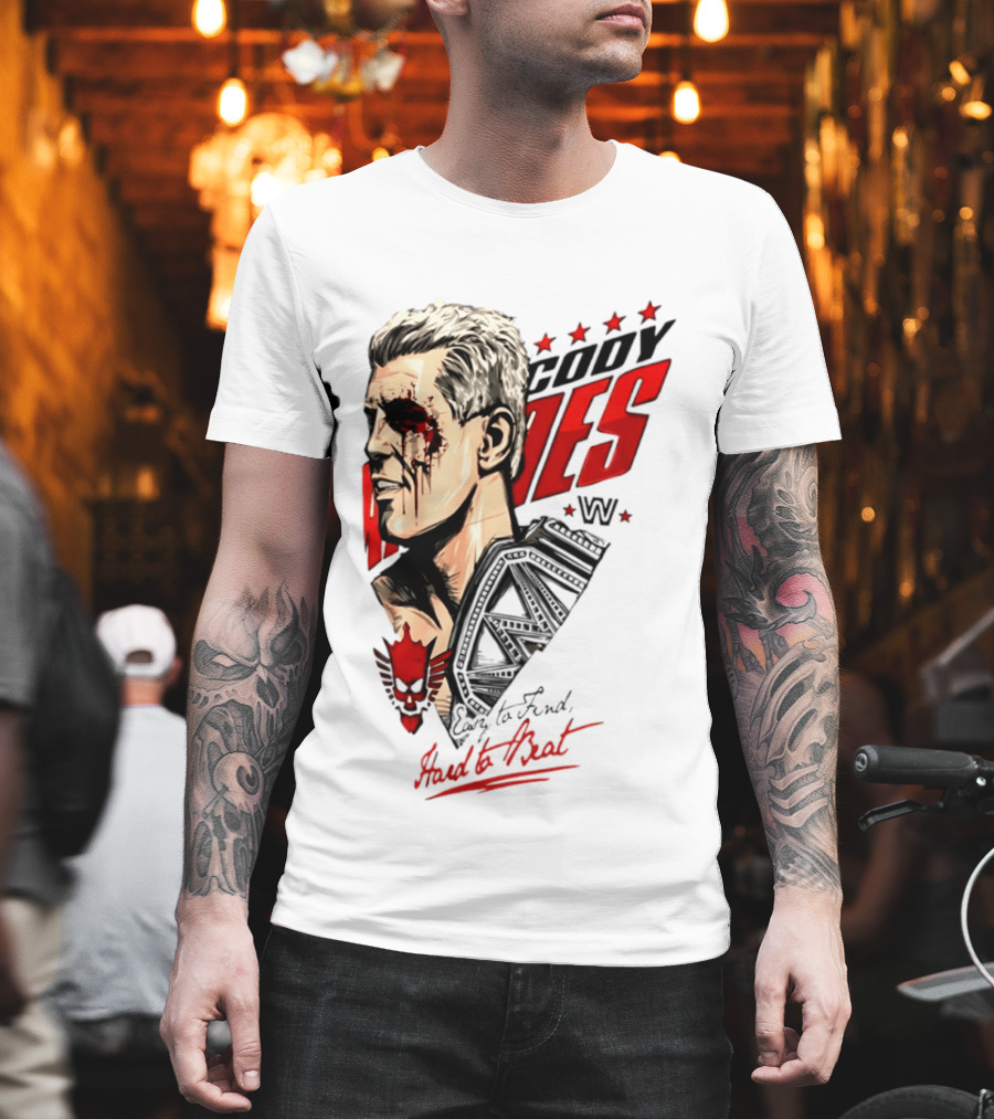Cody Rhodes WWE Easy To Find Hard To Beat T-Shirt