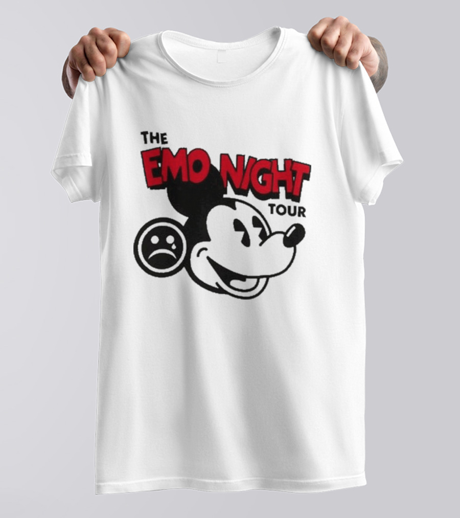 The Emo Night Tour Mouse Sad Face T-Shirt