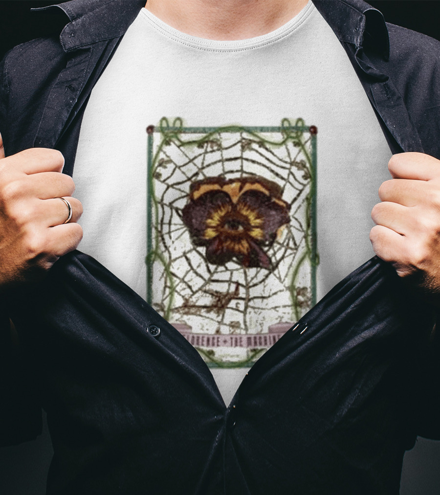 Florence And The Machine Flower Spider Web T-Shirt