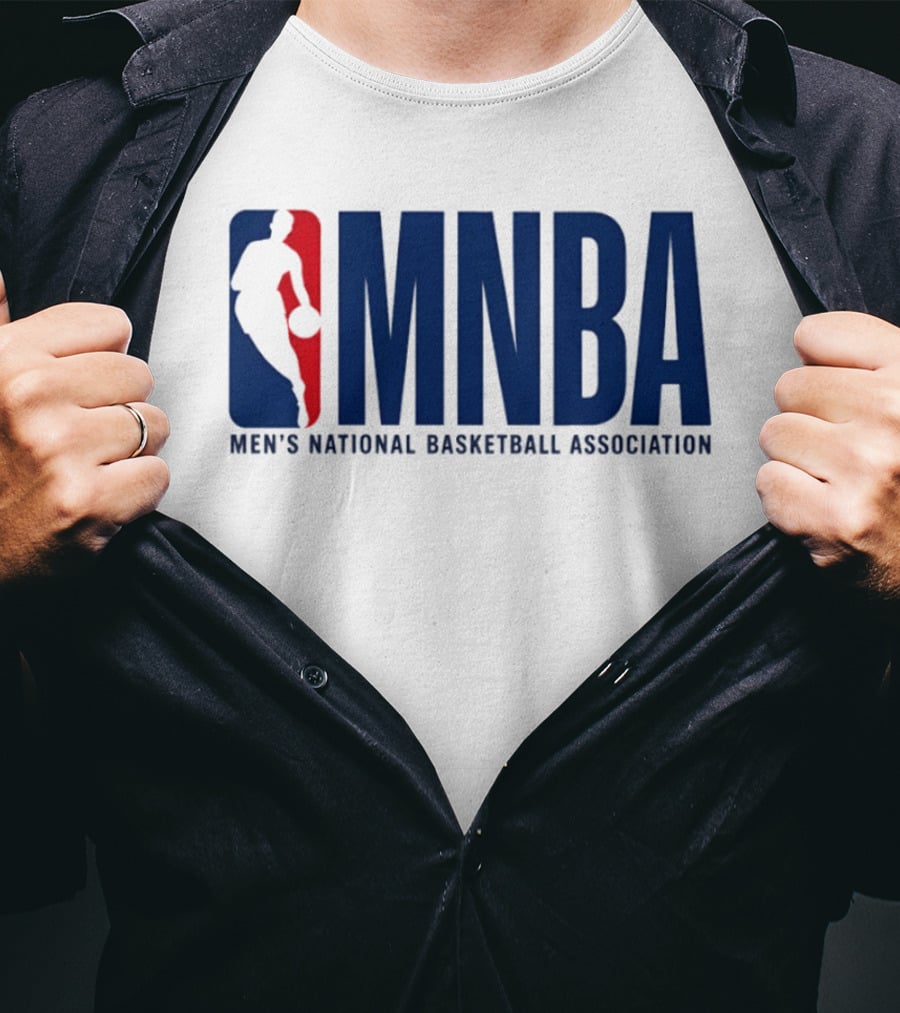 MNBA Men's National Basketball Association Bold Sportswear T-Shirt