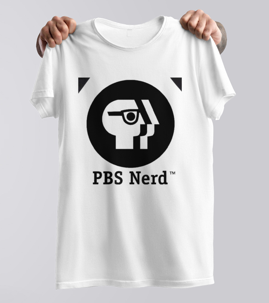 PBS Nerd Retro Minimalist Face T-Shirt
