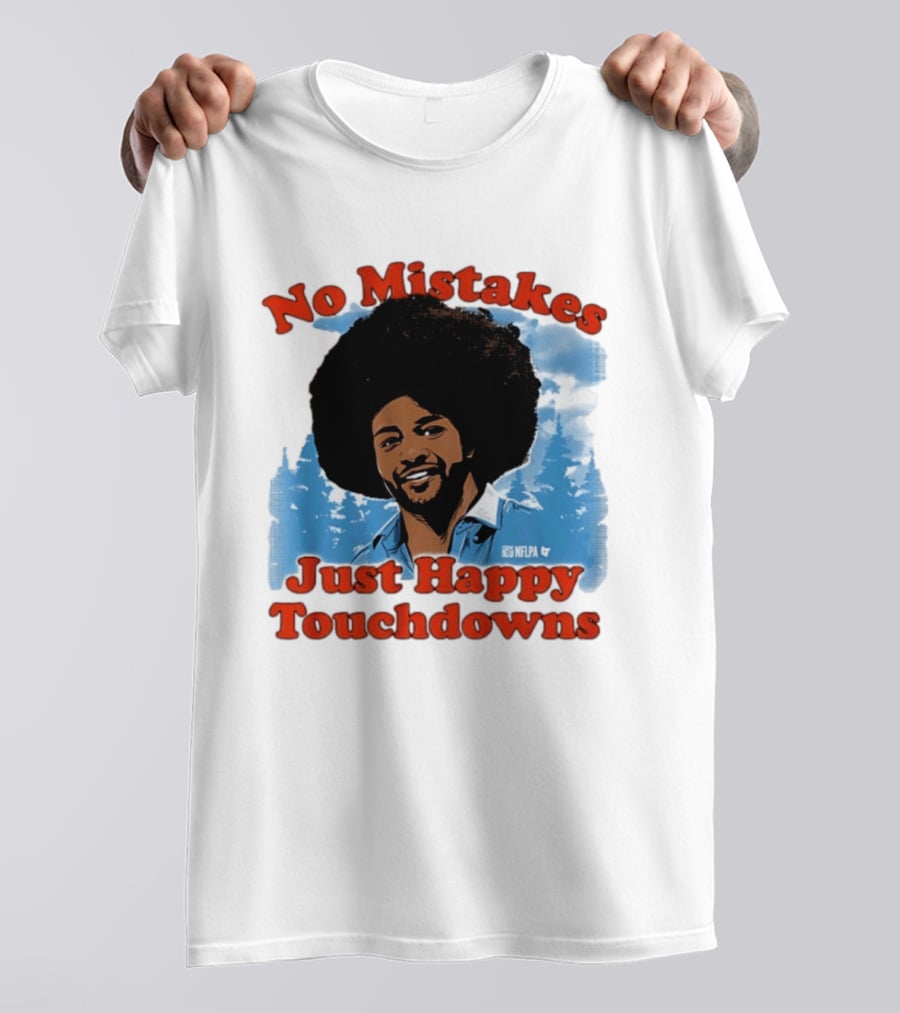 Rome Odunze No Mistakes Just Happy Little Touchdowns NFLPA T-Shirt
