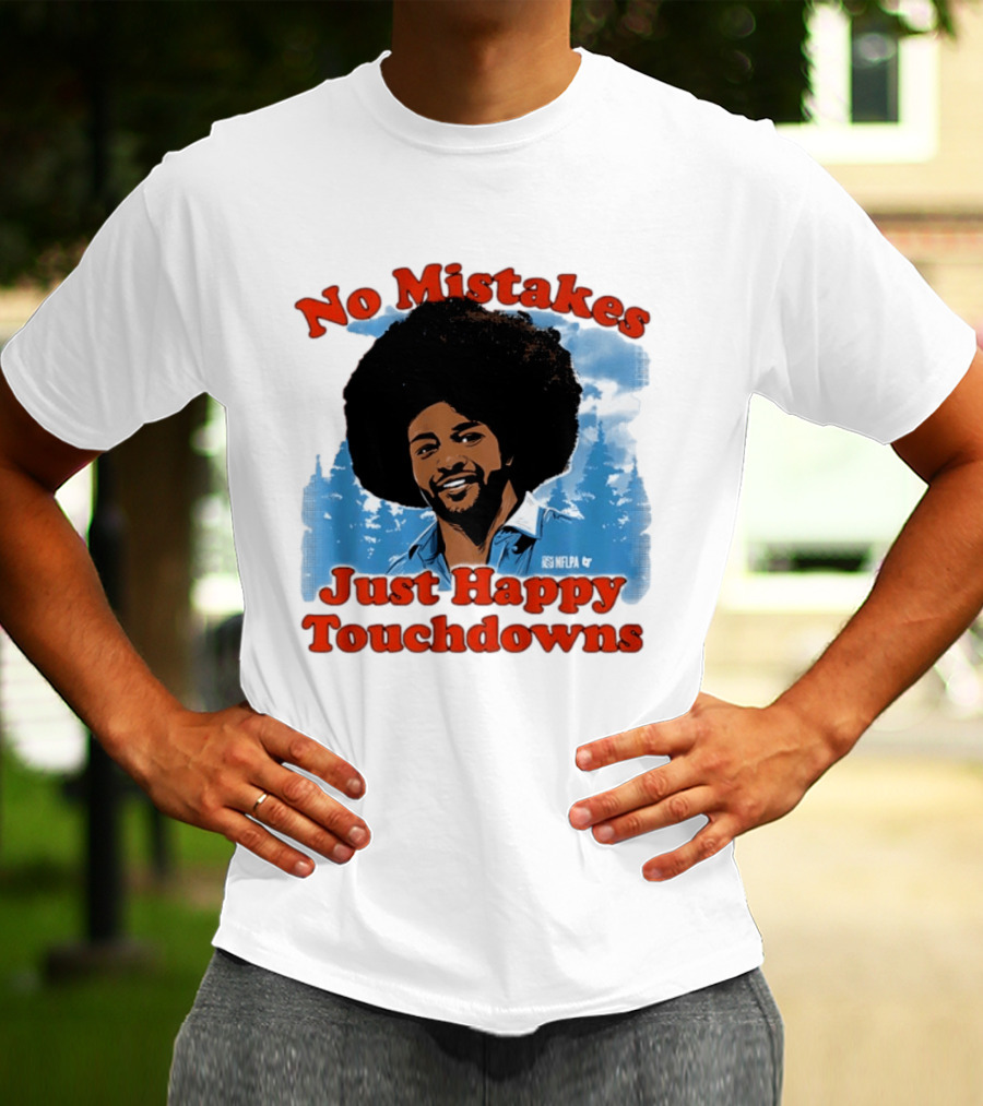 Rome Odunze No Mistakes Just Happy Little Touchdowns NFLPA T-Shirt