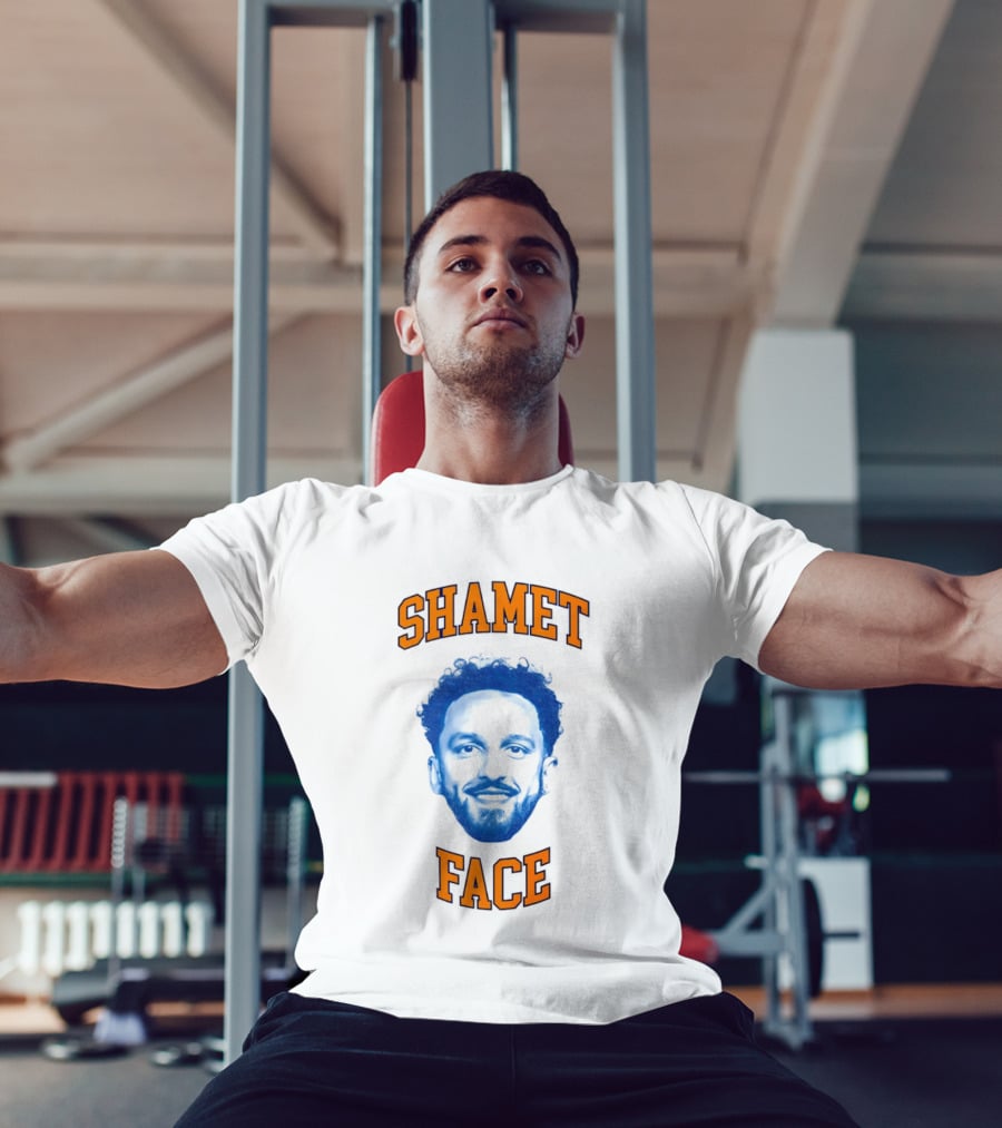 SHAMET FACE New York Knicks Timothée Chalamet T-Shirt