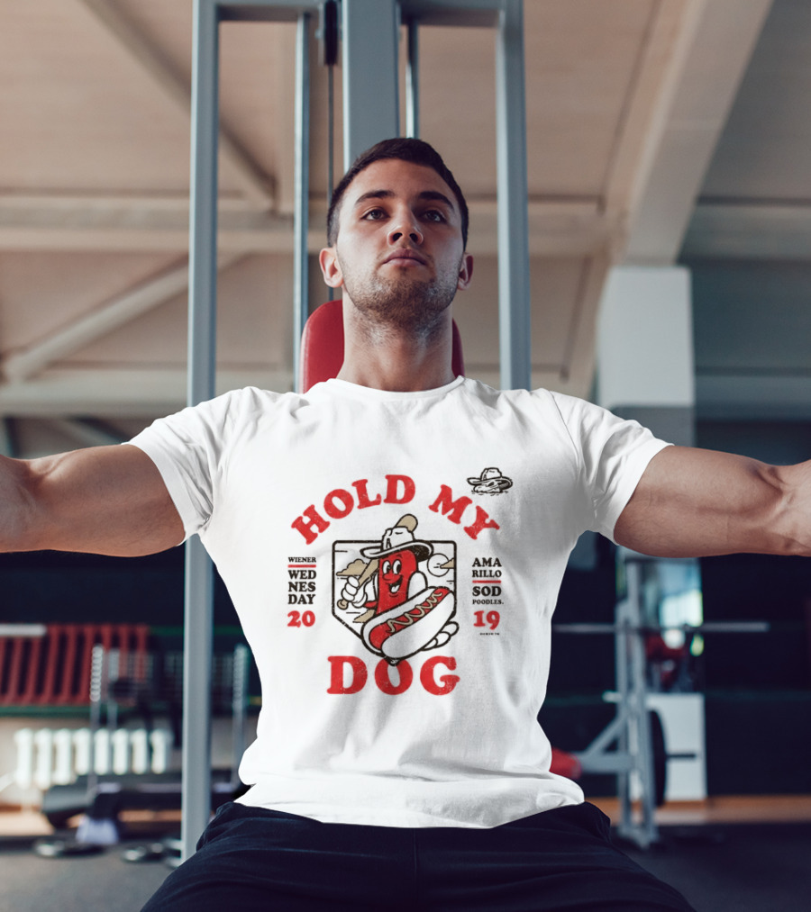 Sod Poodles 2026 Hold My Dog Hotdog Cowboy T-Shirt