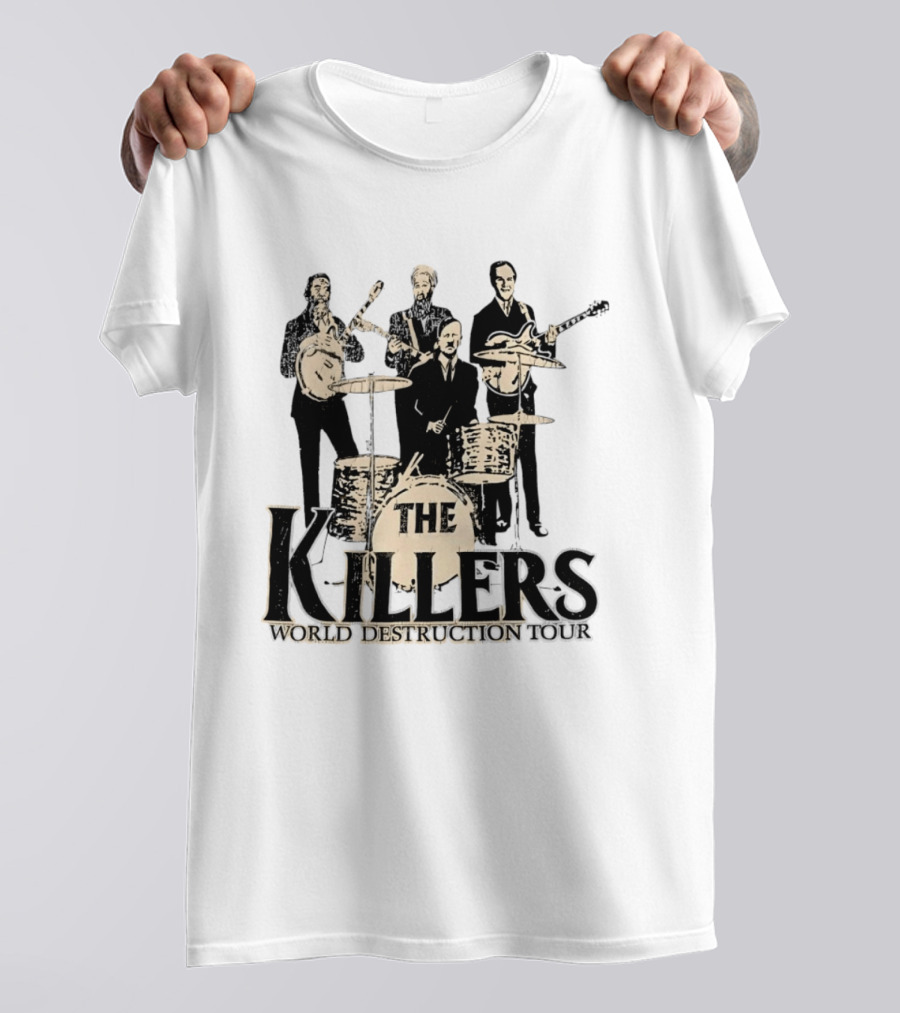 The Killers World Destruction Tour 2008 Band T-Shirt