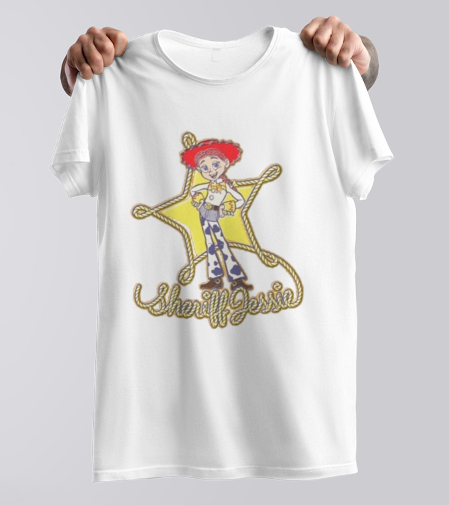 Sheriff Jessie Toy Story 5 Star Badge Rope Cowgirl T-Shirt