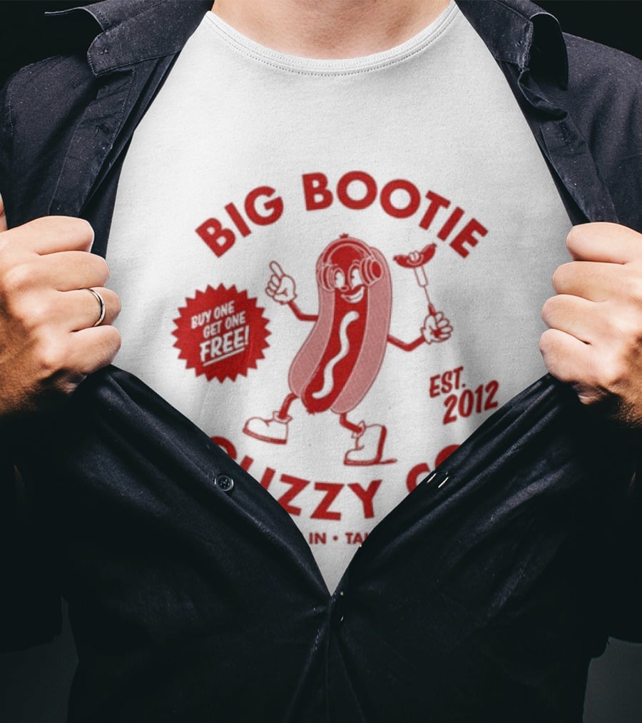 Big Bootie Glizzy Co Since 2002 Onion Rings Free T-Shirt