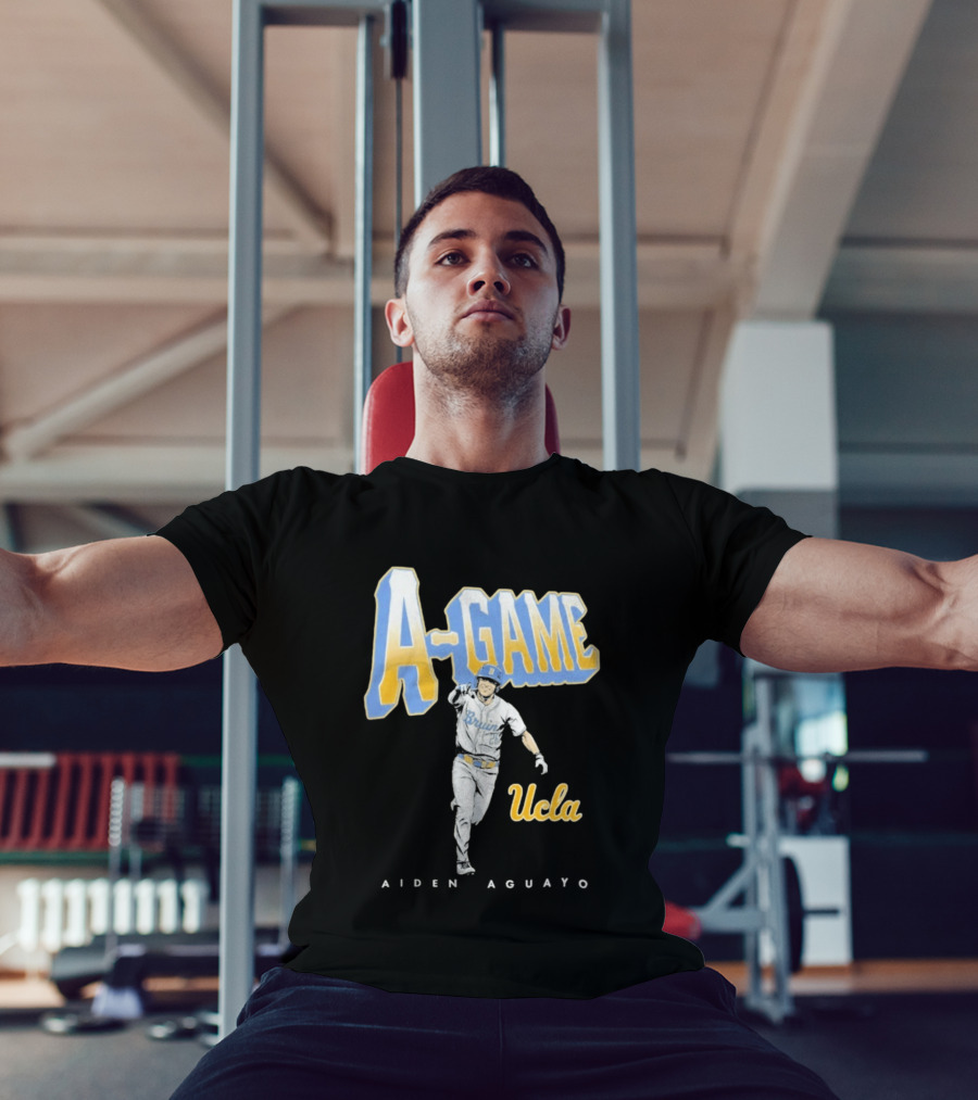 UCLA Bruins Baseball A Game Aiden Aguayo 2026 T-Shirt
