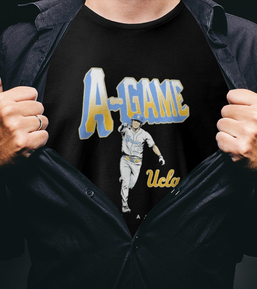UCLA Bruins Baseball A Game Aiden Aguayo 2026 T-Shirt