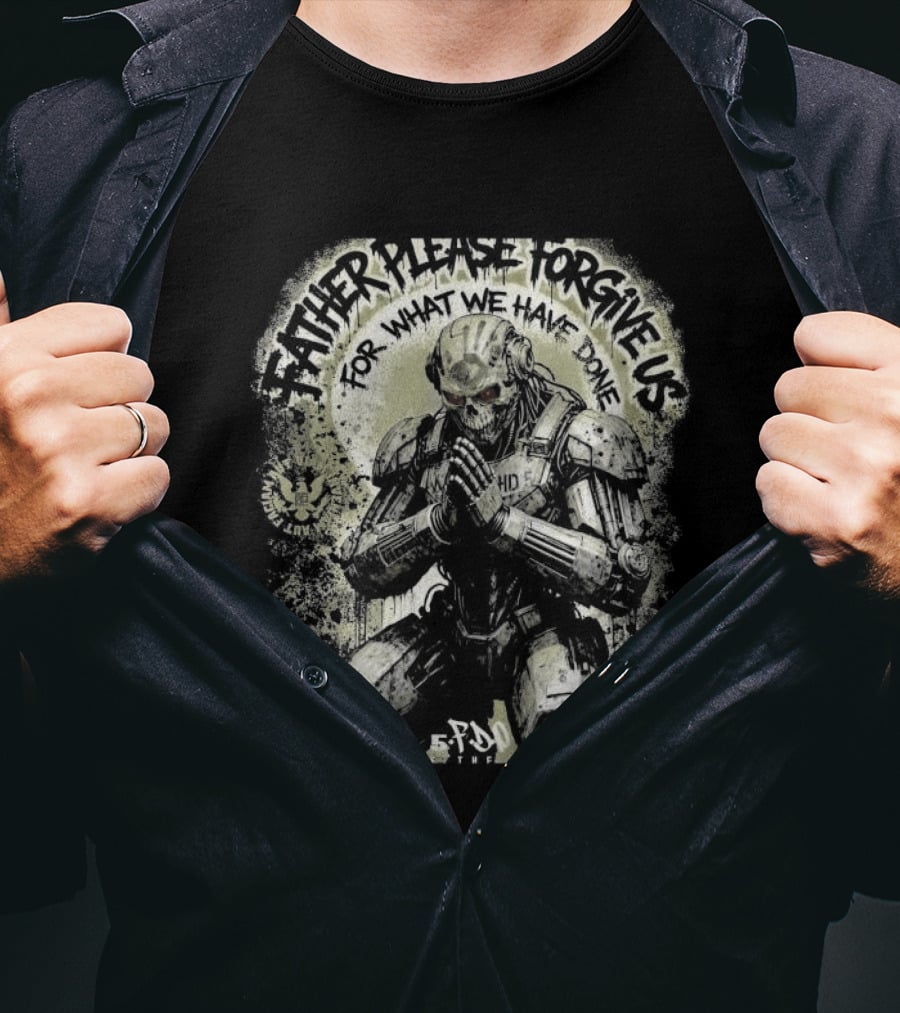 5 Finger Death Punch Father Please Forgive Us For What We Have Done Eye Of The Storm 2026 May 15 2026 T-Shirt