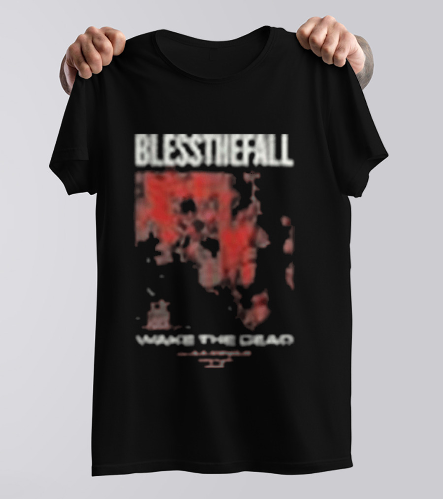 Blessthefall Cvlt Industries Wake The Dead Red Skull T-Shirt