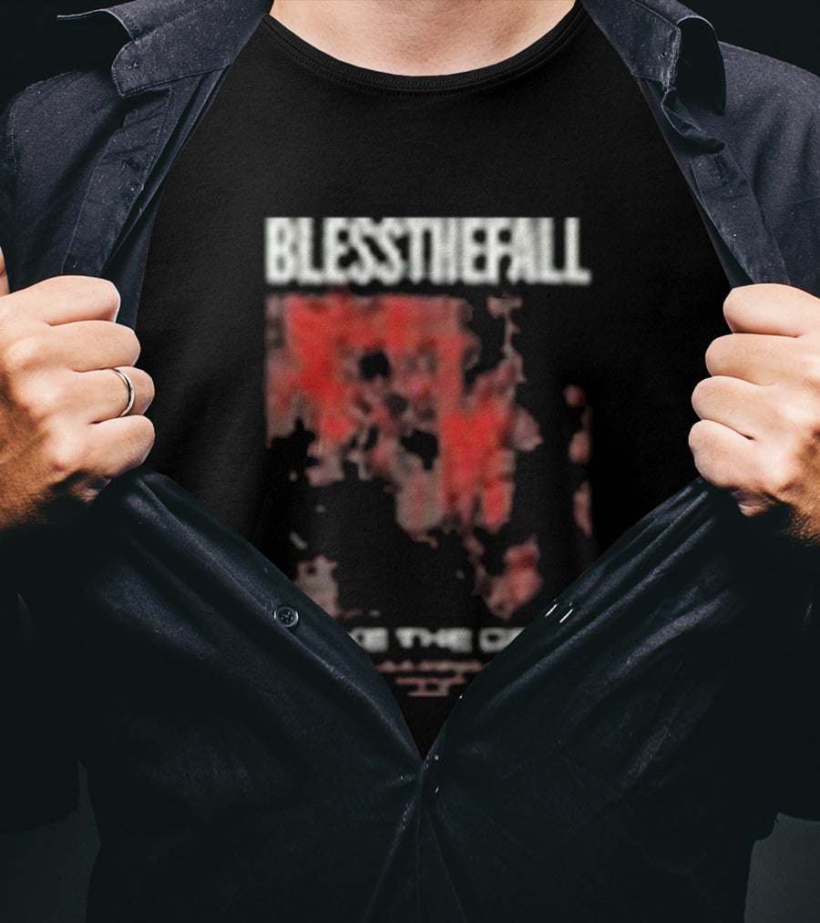 Blessthefall Cvlt Industries Wake The Dead Red Skull T-Shirt