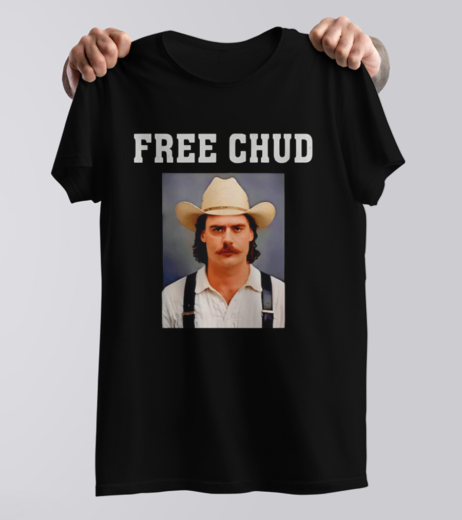 Free Chud Cowboy Hat Dalton Eatherly T-Shirt