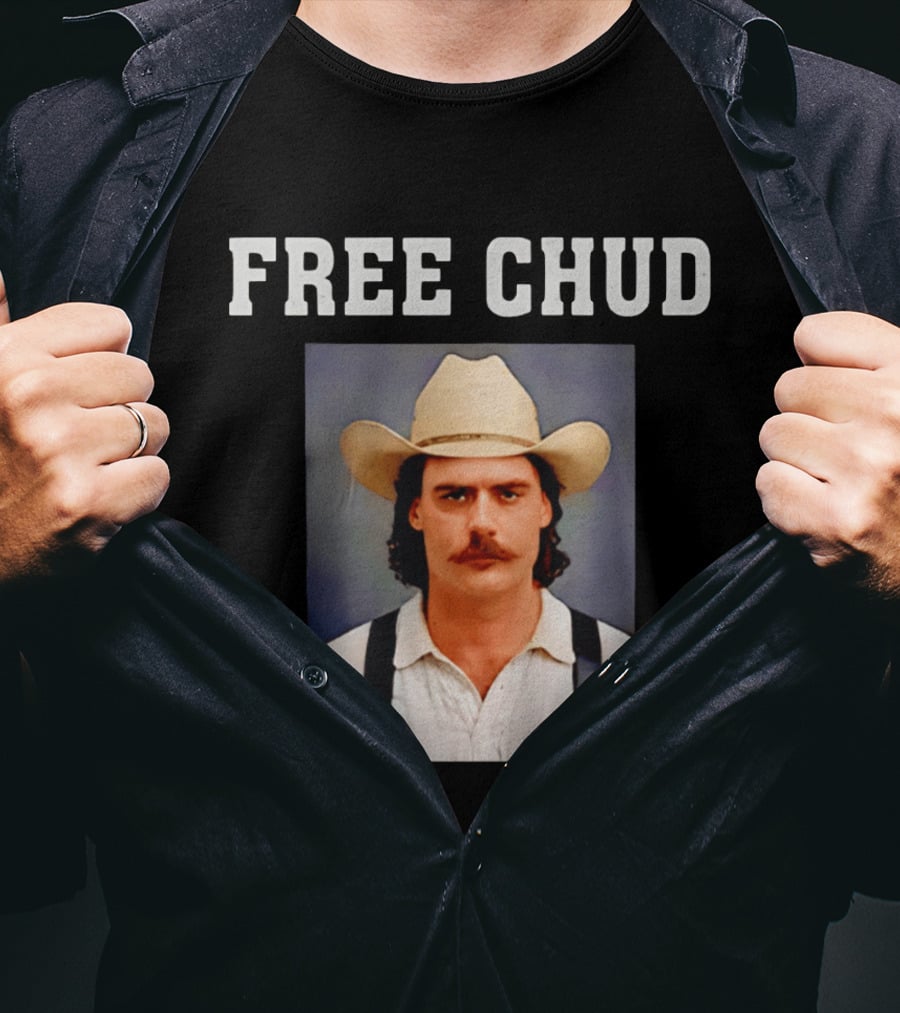 Free Chud Cowboy Hat Dalton Eatherly T-Shirt