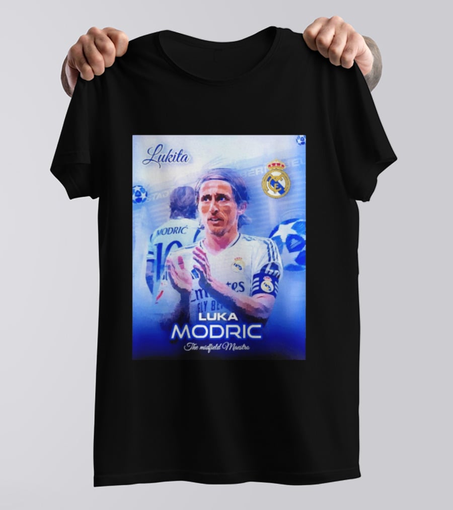 Real Madrid Luka Modric Midfield Maestro Lukita T-Shirt