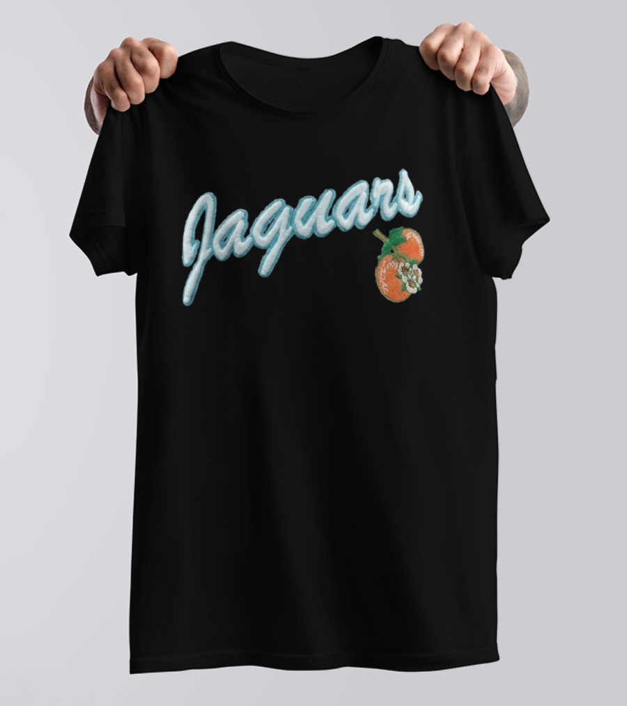 Jaguars X LAFAVRE Black Corduroy Hat Peaches Embroidery T-Shirt