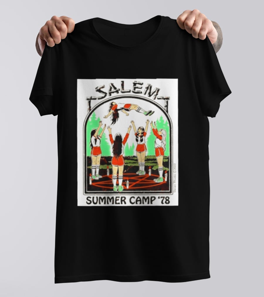 Salem Summer Camp '78 Ritual With Girls In Red And White Outfits T-Shirt