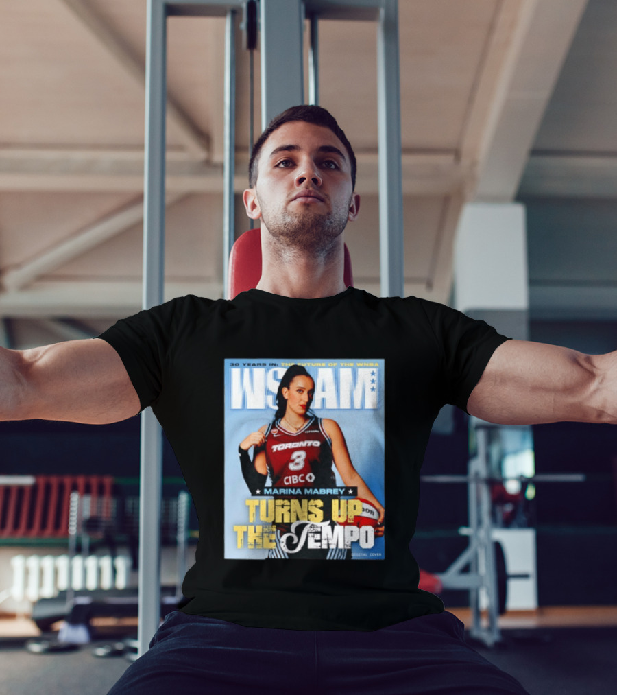 Marina Mabrey Turns Up The Tempo Toronto Basketball Slam Cover T-Shirt
