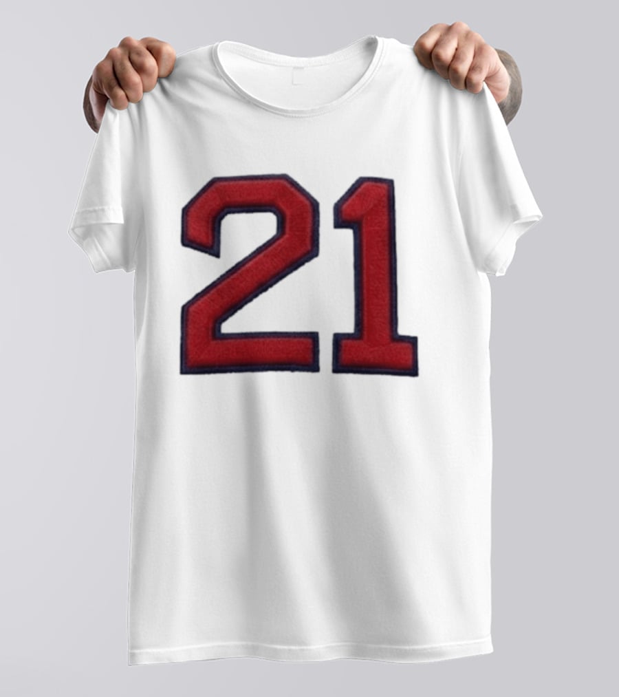 2026 Roger Clemens Boston No. 21 Hat Red 21 Embroidery T-Shirt