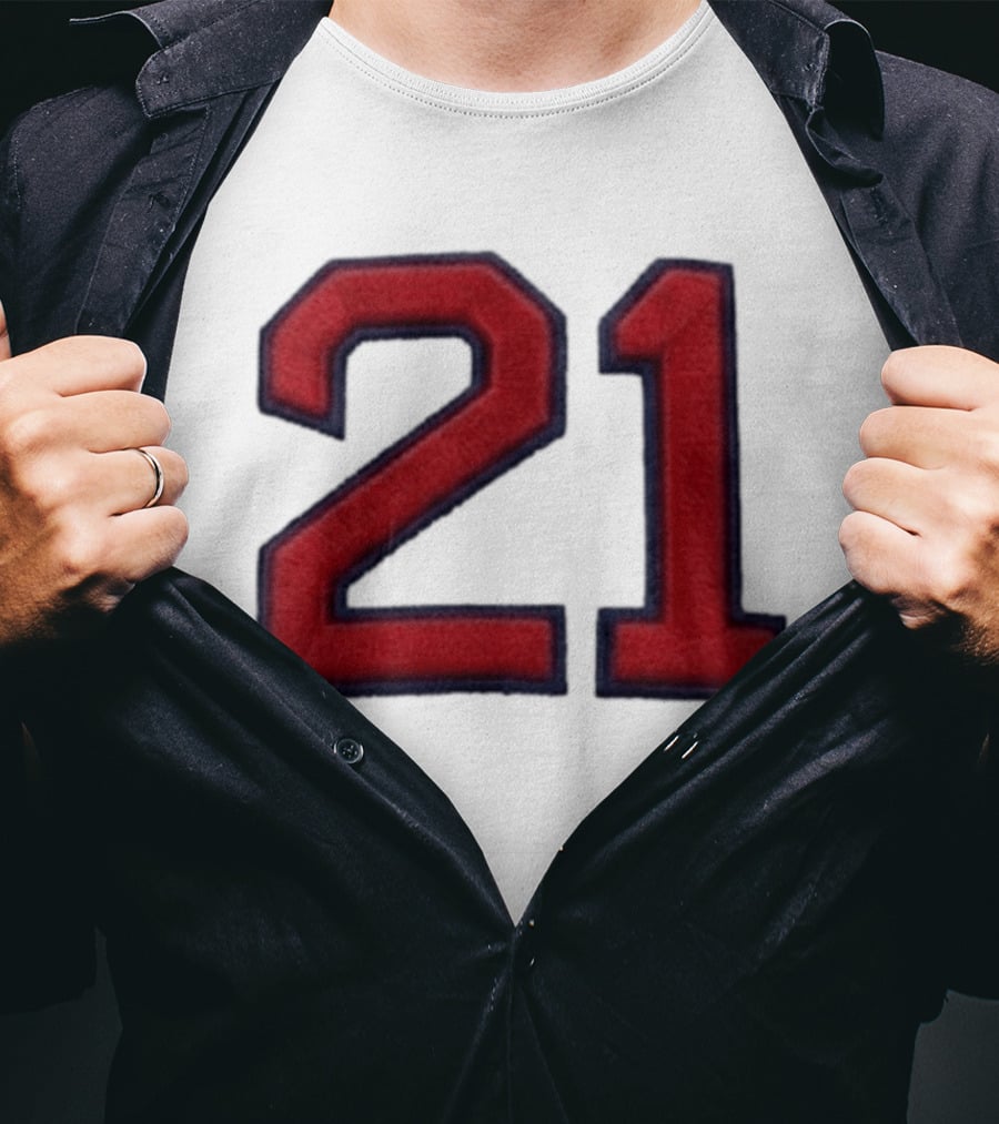 2026 Roger Clemens Boston No. 21 Hat Red 21 Embroidery T-Shirt