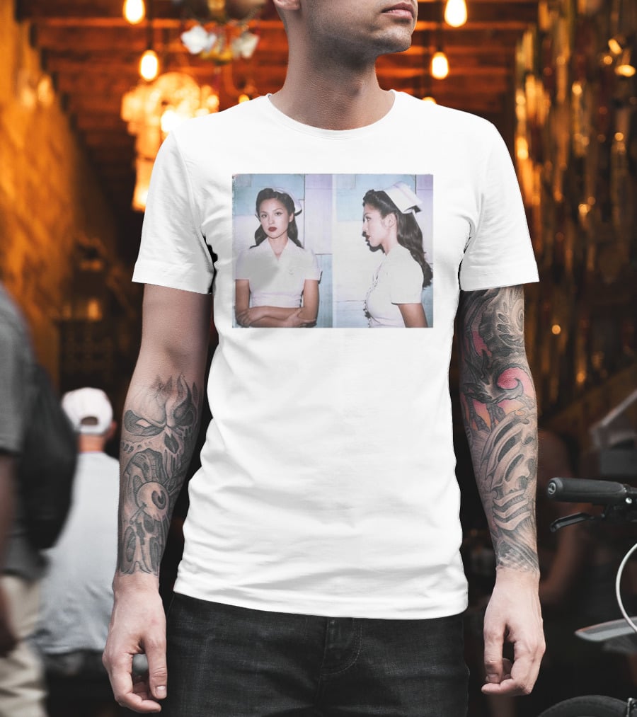 Olivia Rodrigo The Cure Photo Nurse Outfit Vintage Aesthetic T-Shirt