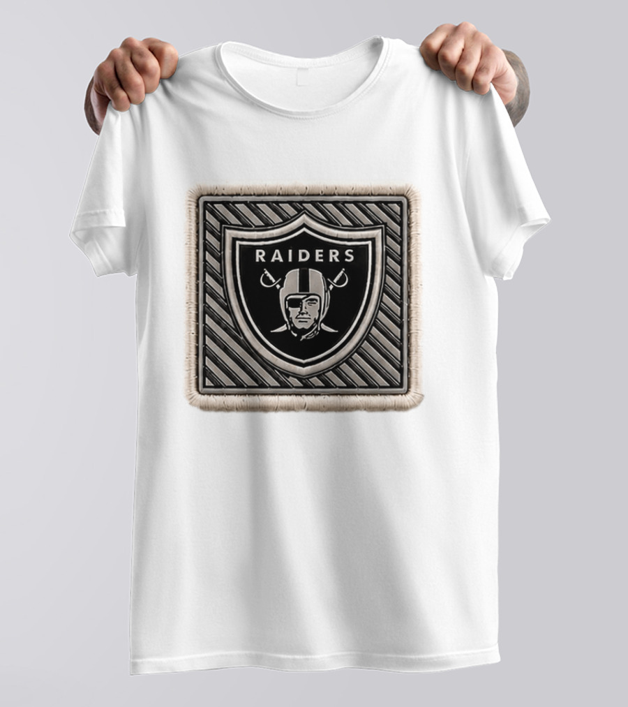 Raiders 2026 Training Camp Hat Embroidered Patch Shield T-Shirt
