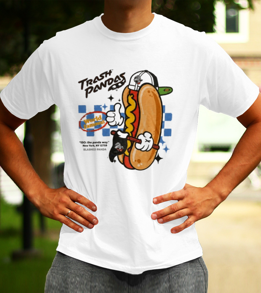 Trash Pandas World Famoust Hot Dog Thumbs Up T-Shirt