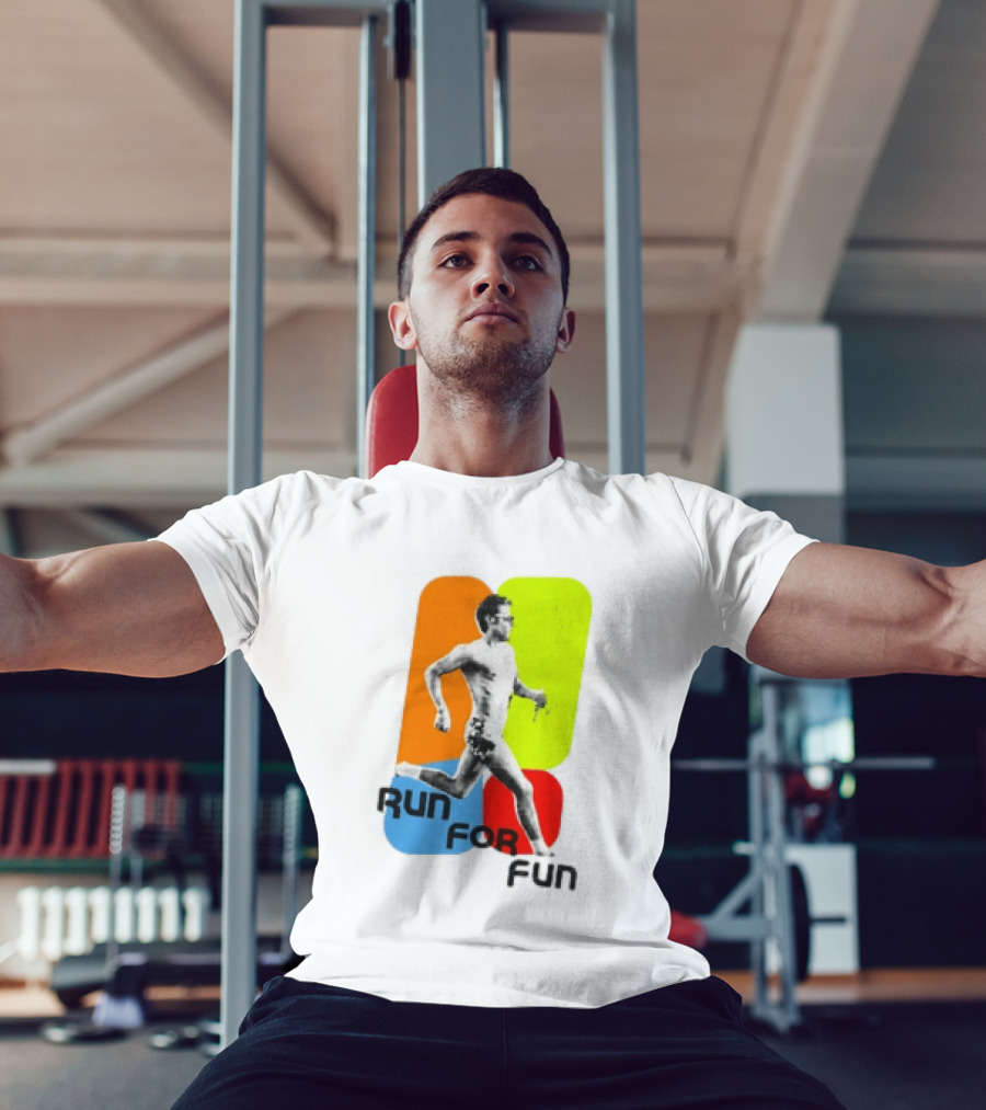 Run For Fun Harry Styles Colorful Running T-Shirt