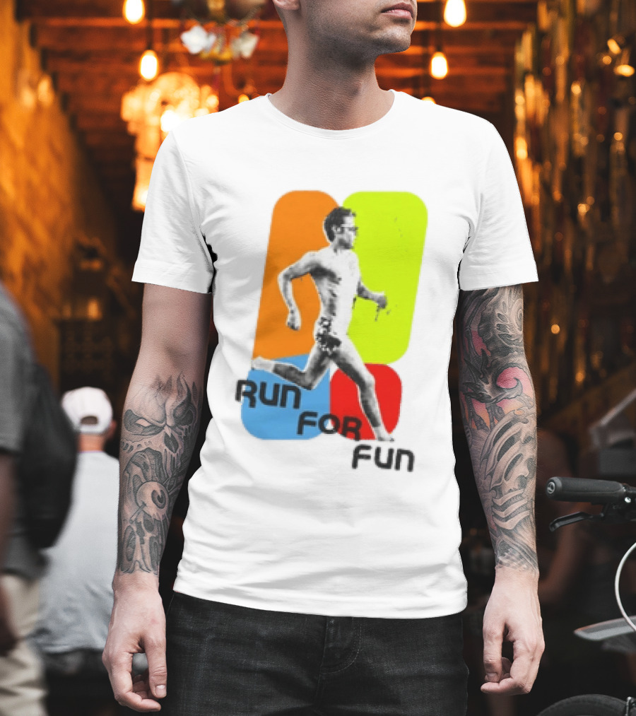 Run For Fun Harry Styles Colorful Running T-Shirt
