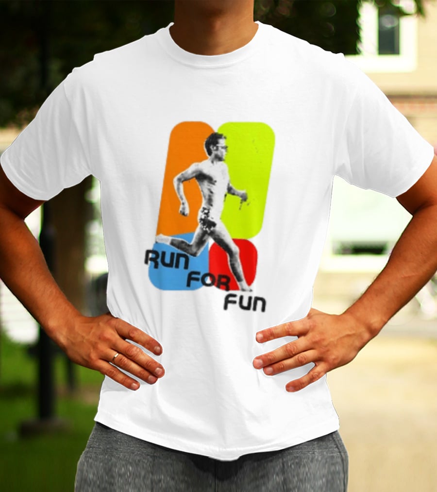 Run For Fun Harry Styles Colorful Running T-Shirt