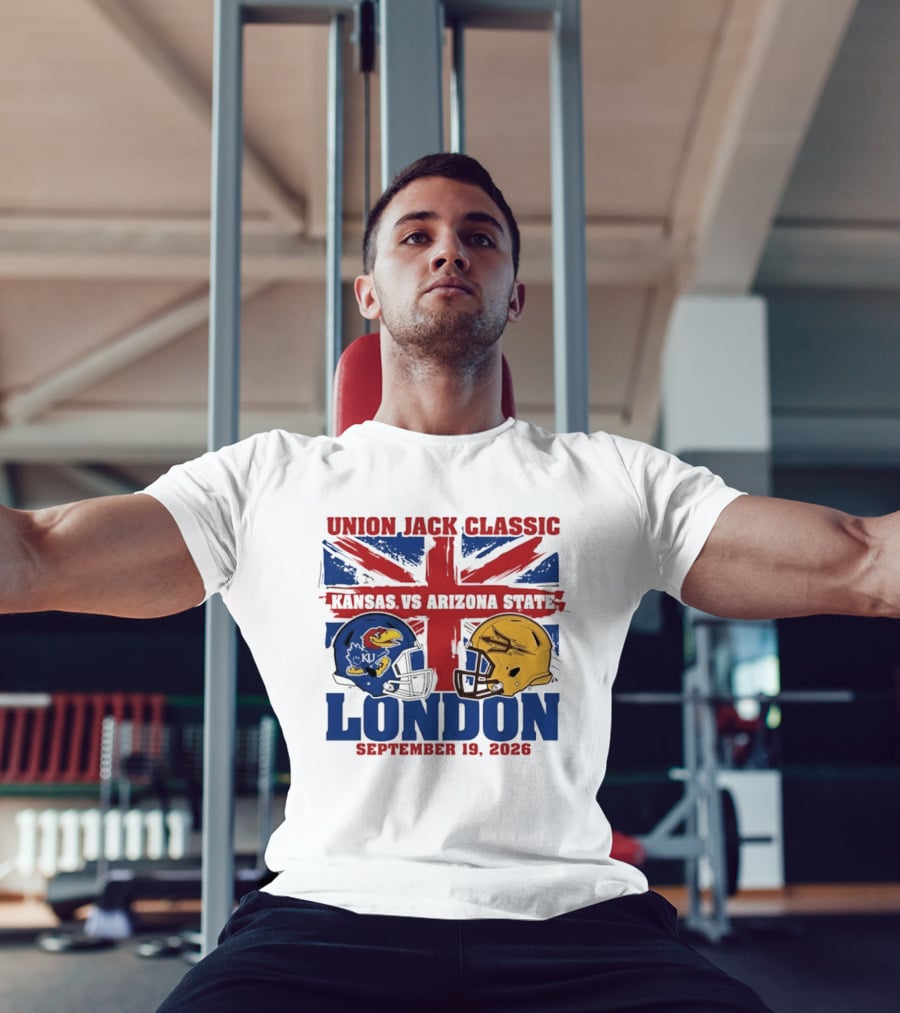 Union Jack Classic Kansas Vs Arizona State London September 19 2026 T-Shirt