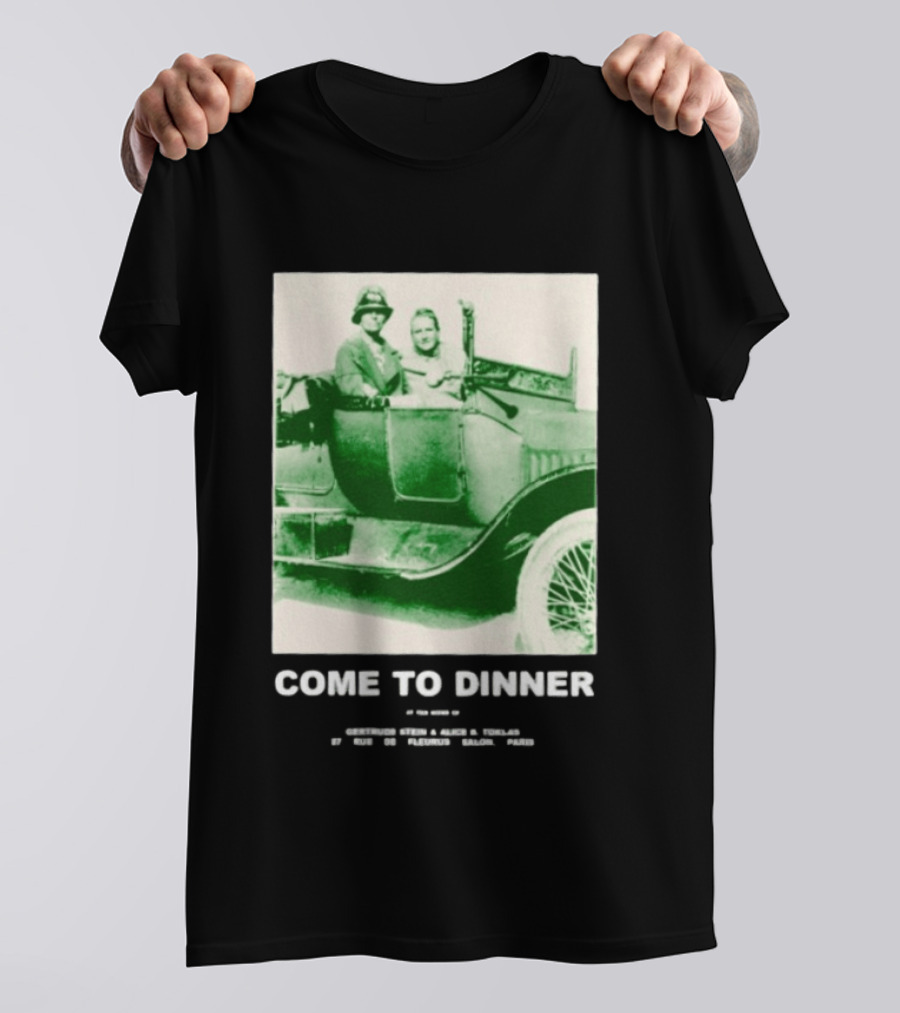 Come To Dinner Vintage Car Scene 1920s Nostalgia T-Shirt