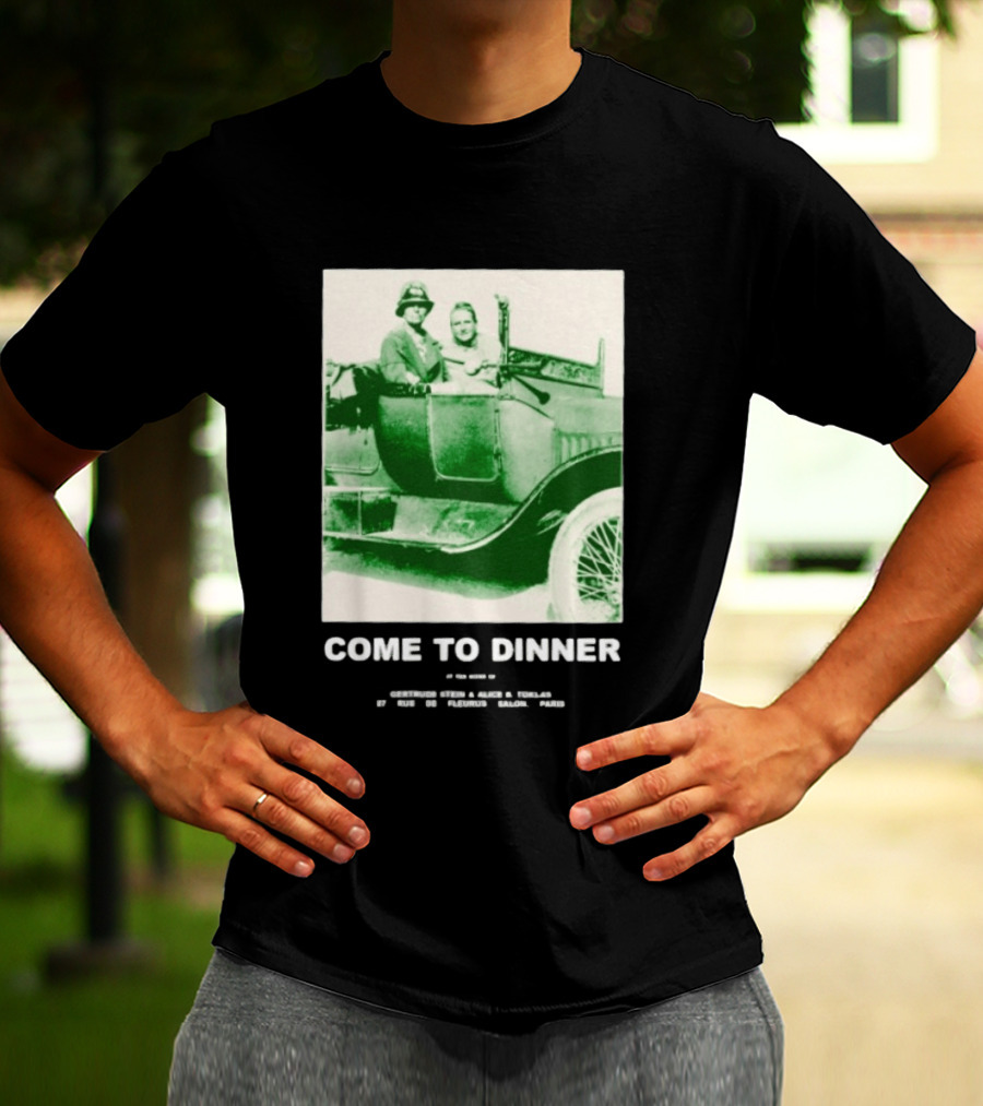 Come To Dinner Vintage Car Scene 1920s Nostalgia T-Shirt