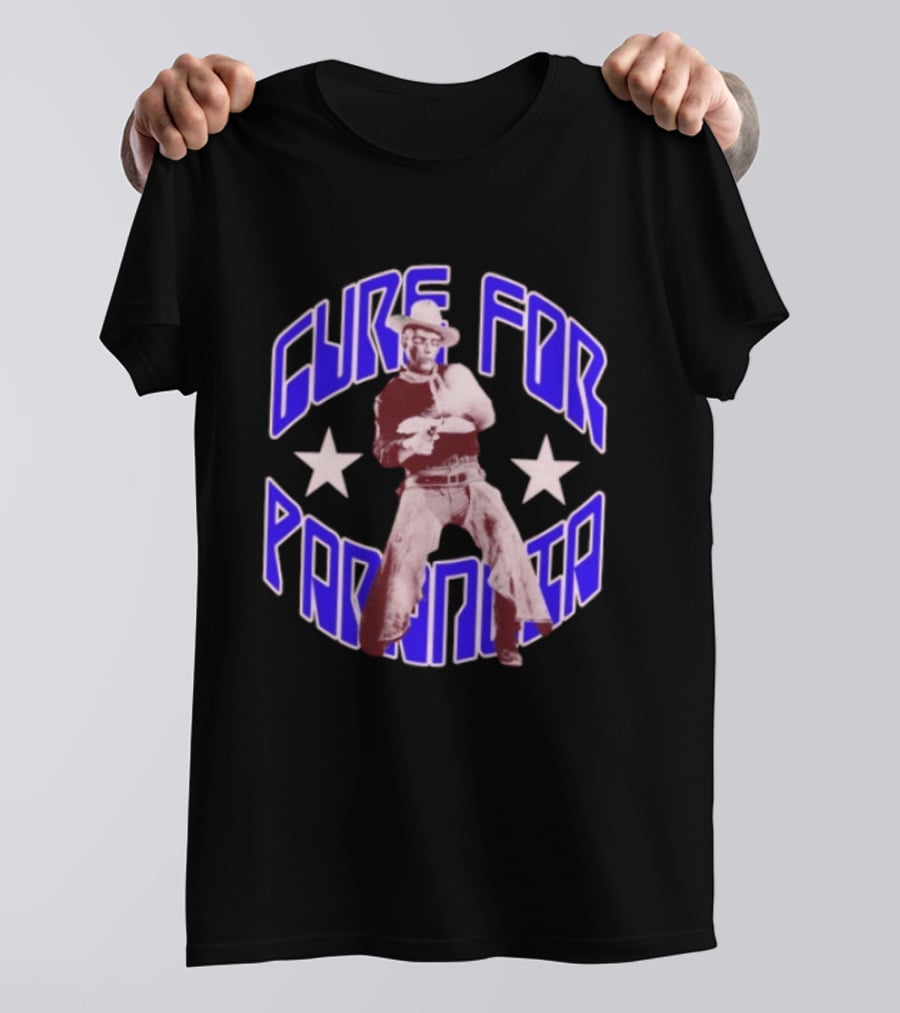 Cure For Paranoia Cowboy With Stars T-Shirt