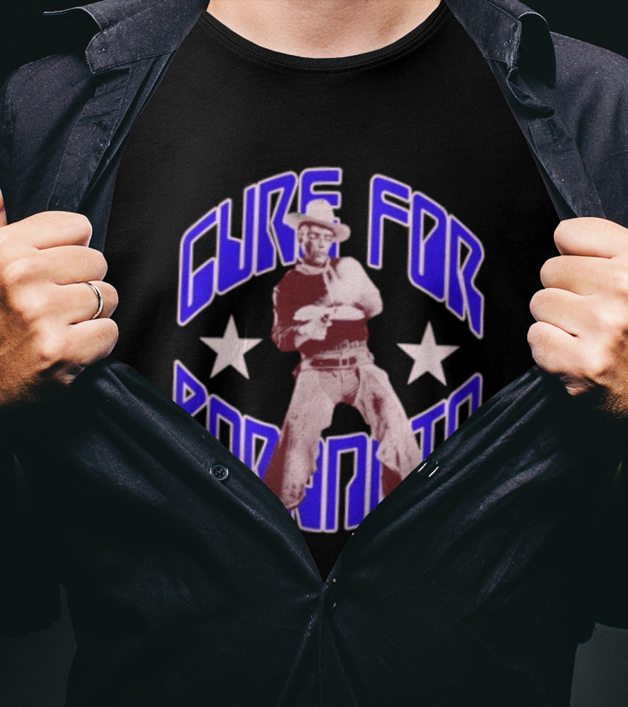 Cure For Paranoia Cowboy With Stars T-Shirt