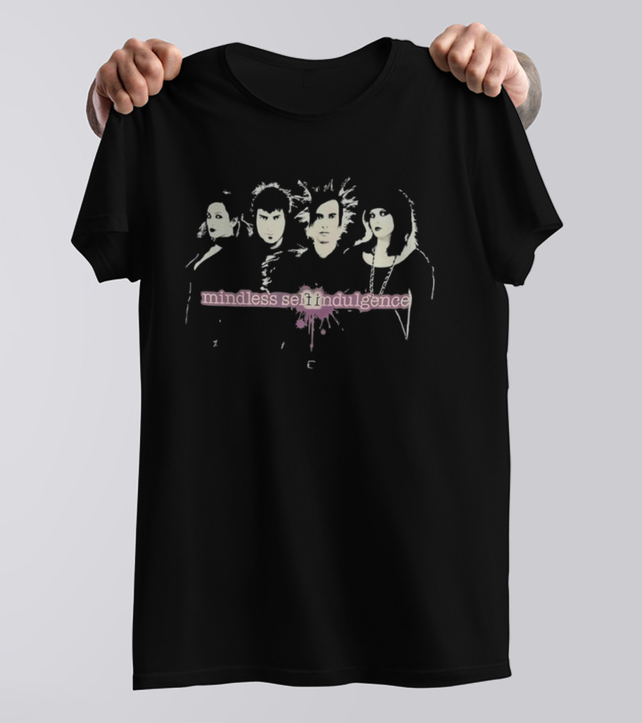 Gildan Mindless Self Indulgence Pink Splatter Band T-Shirt