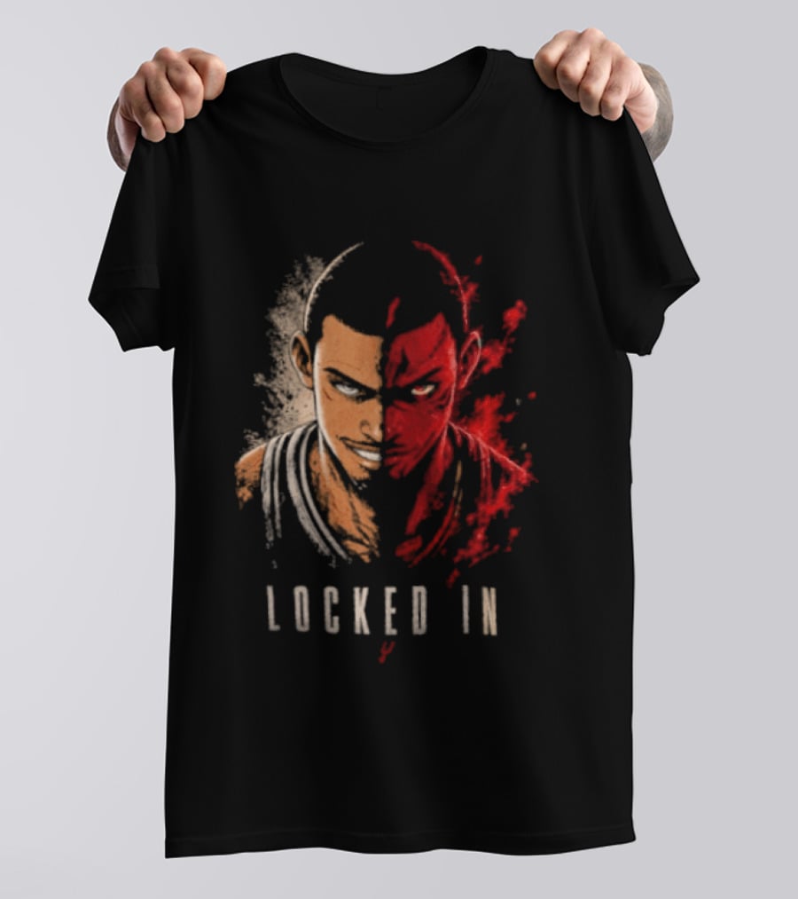 Jujutsu Kaisen San Antonio Spurs Victor Wembanyama Locked T-Shirt