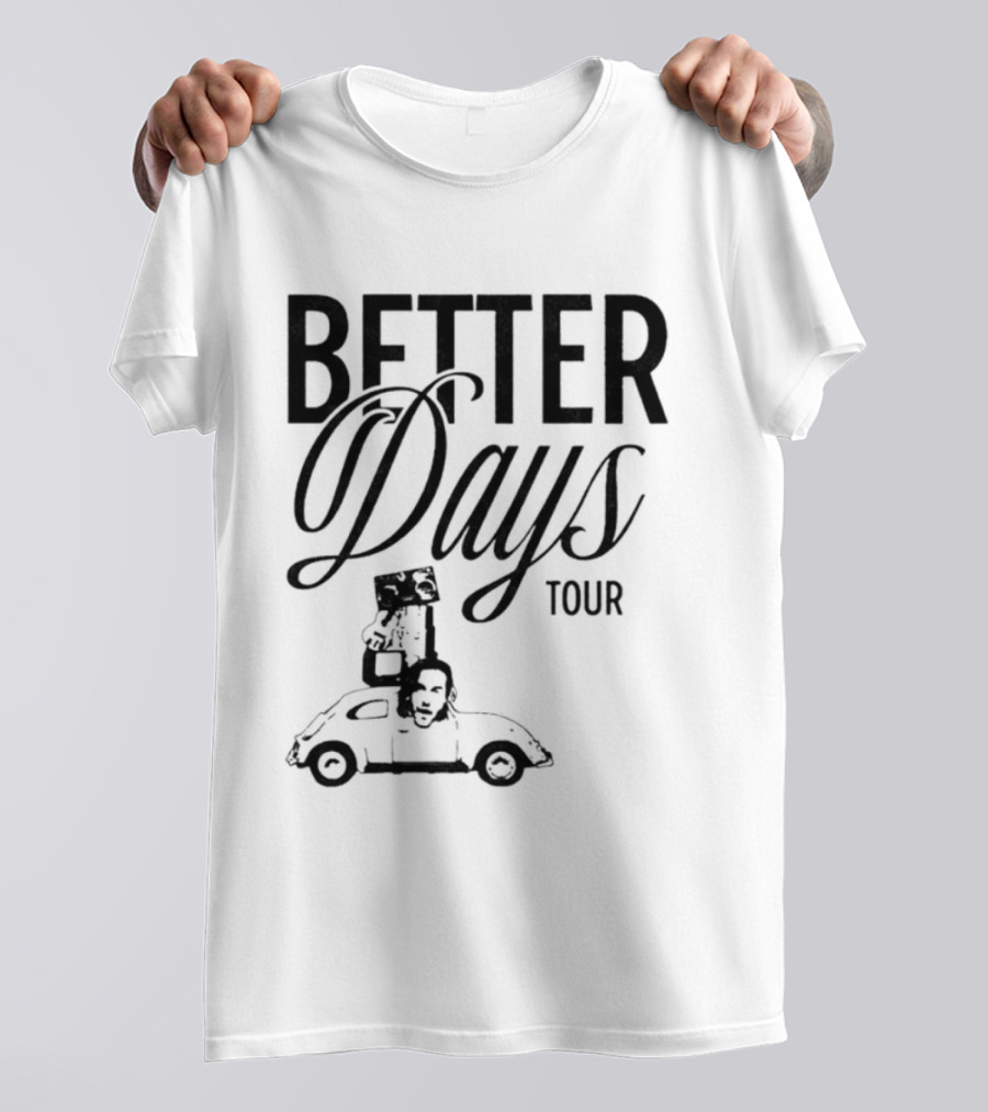 Better Days Tour Vintage Car Graphic Benjamin Ingrosso T-Shirt