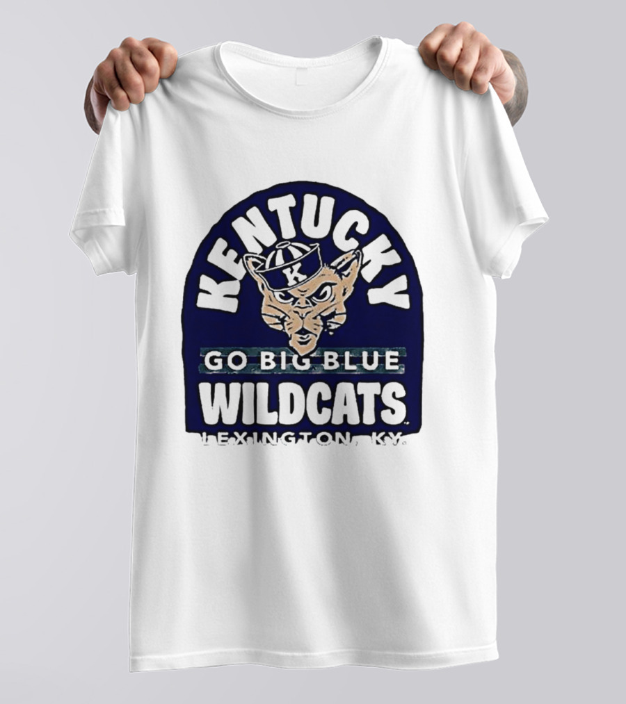 Kentucky Wildcats Go Big Blue Sailor Hat Lexington KY T-Shirt
